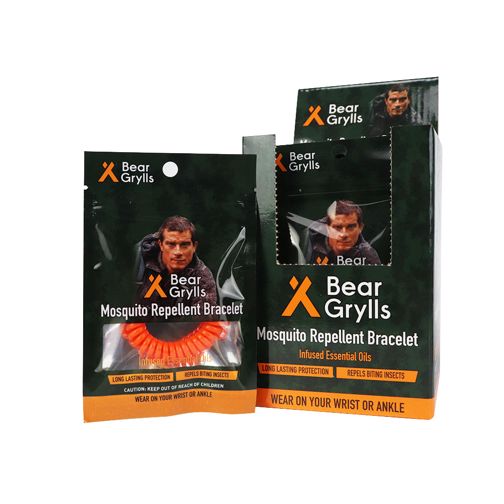 Bear Grylls Mosquito Repellent Bands x10 Colours (2500 Hours)