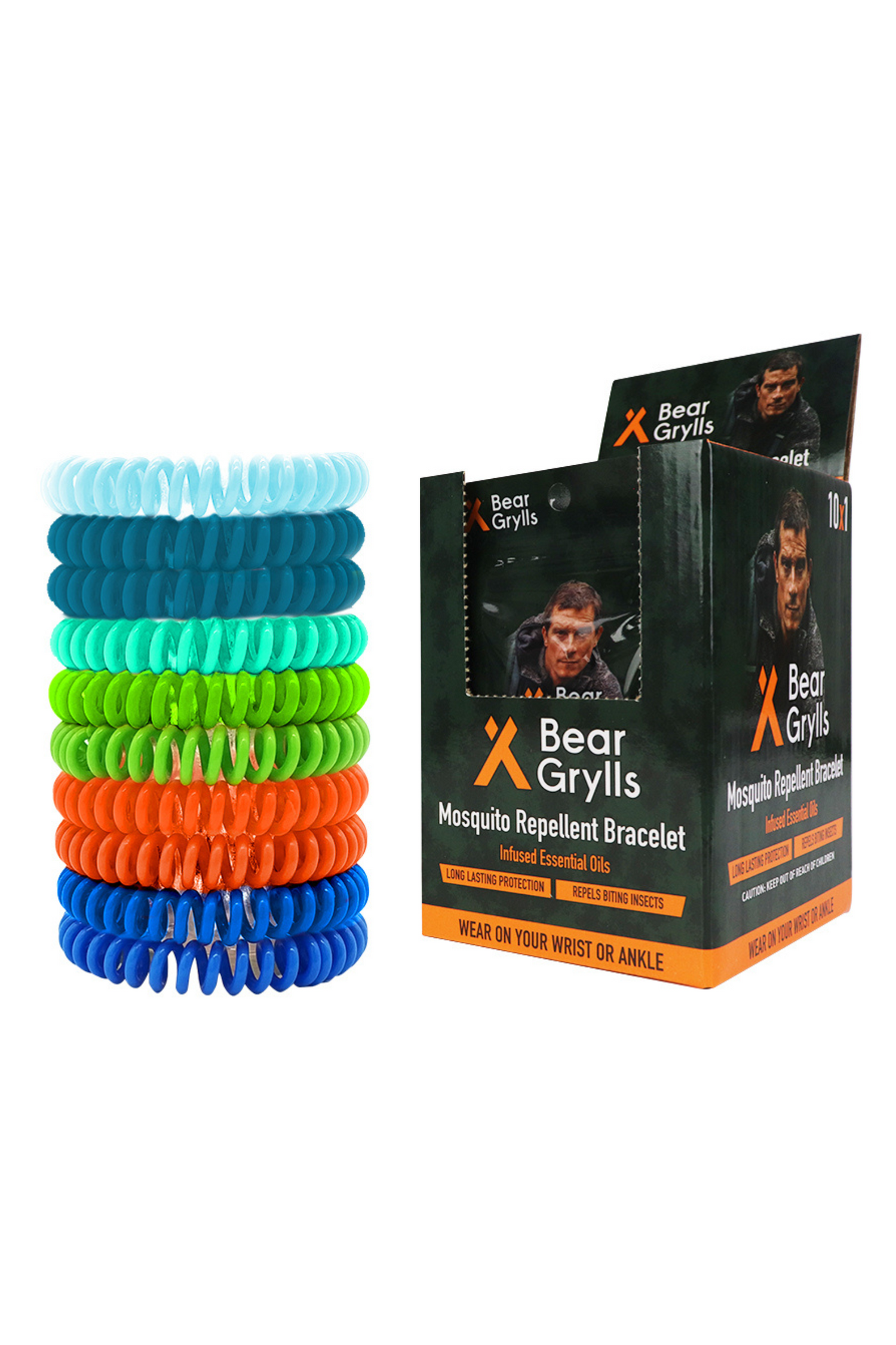 Coil Mosquito Repellent Bracelets (Family Box of x10)