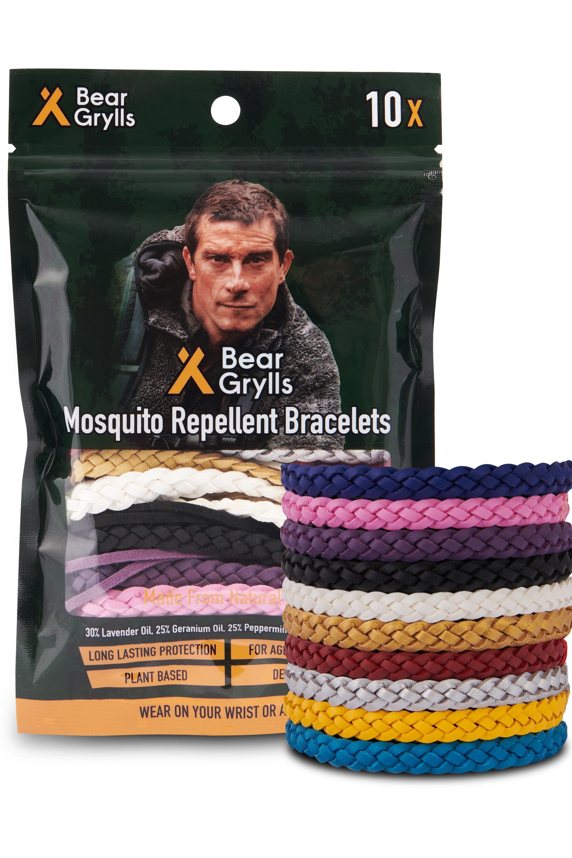 【全8種セット】パンドラ　ラバスト　オズ　アリス　ギル　ブレイク　エリオット　他 Bear Grylls Mosquito Repellent Bracelets (x10 Pack ) Adjustable
