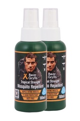Bear Grylls Mosquito Repellent Spray (Two-Pack Saver) (100ml Bottles x 2)