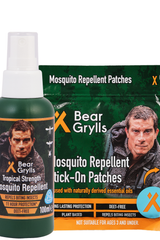 Bear Grylls Mosquito Repellent Spray and Patches Combination Pack